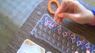 How To Make A FunLoom Single Rubber Band Bracelet