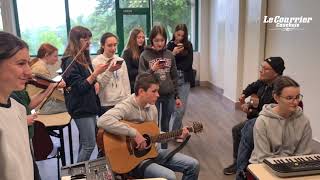 Le groupe BTP met l'ambiance au lycée de Lillebonne