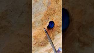 amazing blue agate in lake superior rocks 43 #crystalhunting #youtubeshorts #shortsvideo