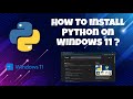 How to Install Python  on Windows 11 ? Python's IDLE Enviroment #windows #python #coding #viral