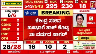 Bidar​ನಲ್ಲಿ Sagar Eshwar Khandreಗೆ ಭಾರೀ ಮುನ್ನಡೆ | Lok Sabha Election Result 2024 | @newsfirstkannada