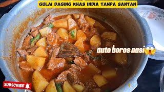 menu simpel khas INDIA ini bikin kalian boros nasi | beef curry hyderabad 📍