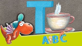 Der kleine Drache Kokosnuss und die Buchstaben: T  – Alphabet lernen – Lernvideo für Kinder