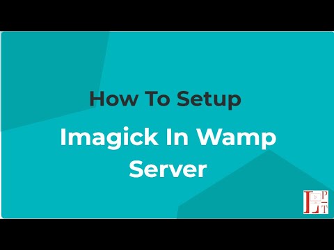 How to setup Imagick plugin in wamp server
