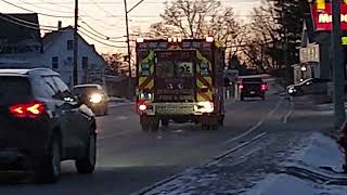 Tilton-Northfield N.H. Fire and EMS 21 Ambulance 1 transporting