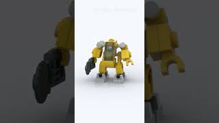 LEGO MOC Mech: Micro Construction Mech Building Animation #shorts #legomoc #legomech