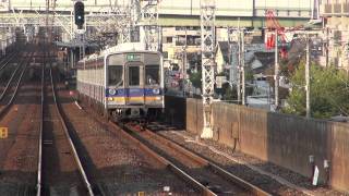 南海電鉄　8200系8701F 区急三日市町行　＠新今宮　2011/10/7