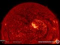 m6.5 class solar flare strong eruption facing the earth june 22 2015 video vax