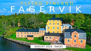 Flying Finland: Fagervik Iron Works Village, 31st August, Inkoo [4K] #slowtv