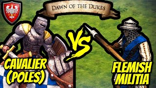 189 (Poles) Cavaliers vs 200 Flemish Militia (Total Resources) | AoE II: Definitive Edition