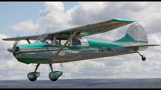 Cessna 170 ZU VAL  Fly Inn Estates to Airspan  Oct 2024