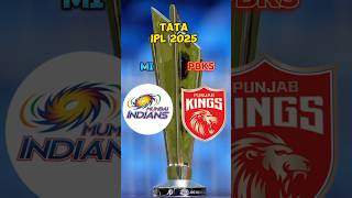 MI VS PBKS IN IPL 2025 COMPARISON | #shorts