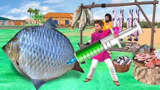 Must Watch New Comedy Video लालची मछली वाला Greedy Machli Wala Hindi Kahaniya Comedy Video 2021