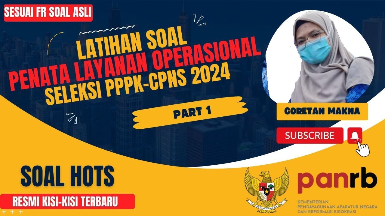 Latihan Soal Formasi Penata Layanan Operasional Seleksi PPPK Tahun 2024 ...