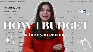 How I Budget As a Broke College Student *finance tips for the girlies*