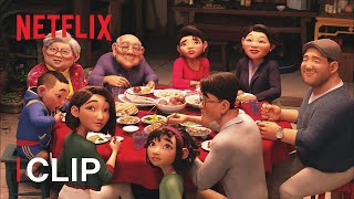 Family Dinner Clip | Over the Moon | Netflix After School