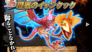 モンスターハンタースピリッツ狩魂02弾　狂竜と雷爆：歴戦のイャンクック対決、成体 VS 幼体