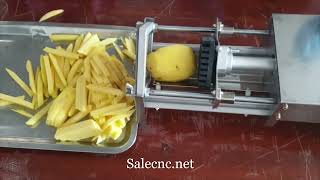 เครื่องหั่นมันฝรั่ง กึ่งอัตโนมัติ - potato slicer semi automatic