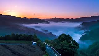 2023-08-13 坪林南山寺 流星雨 雲海  縮時攝影