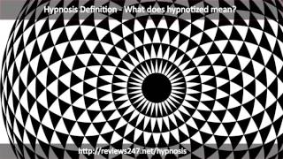 Hypnosis Definition