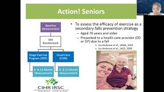 Preventing Falls in At-Risk Older Adults - Dr. Teresa Liu-Ambrose