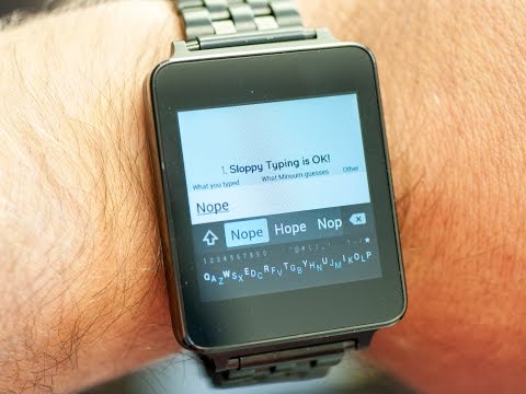 Is typing on a watch with a half-baked keyboard quicker than voice input?