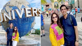 Iqrar Ul Hassan With His Wife Farah Yousaf Enjoying Vacations in USA #Shorts #CelebCityOfficial
