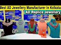 AD Jewellery Manufacturer In Kolkata Barabazar | Americian Diamond Jewellery Wholesale Market ||