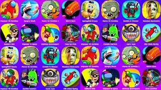 Bowmasters,Plants VS Zombies 1+2,SpongeBob Krusty,Nextbots Backrooms,Impostor VS Zombies,Worm Hunt