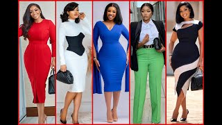 Sophisticated corporate outfits for Ladies 2023; Stylish office wears for Ladies