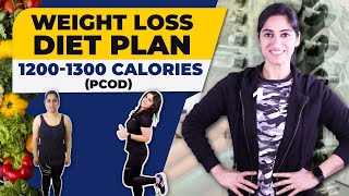 Diet Plan for Weight Loss in Hindi | PCOD Diet Plan to lose weight fast | by GunjanShouts
