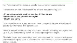 Slide Oil and Gas - Strategic Analysis of the preseen - CIMA Strategic Case Study May 2015