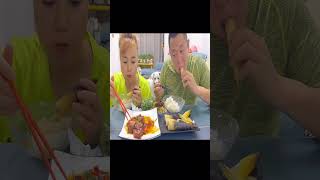 @isister #eating show#eating challenge#husband and wife eating food#eating#mukbang #asmr eating