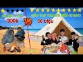 Bốc Thăm Cắm Trại 1 Sao vs 10 Sao Trên BÃI BIỂN | Cắm Trại BÃI BIỂN 300k VS 30 Triệu