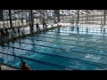 men s 4x50m obstacle relay southampton university in lane 6