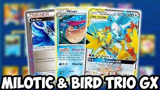 FAST Milotic/Moltres/Zapdos & Articuno GX Deck! Energy Acceleration OP! Expanded PTCGO