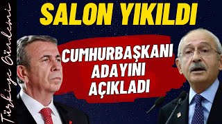 #SONDAKİKA CUMHURBAŞKANI ADAYINI AÇIKLADI / SALON YIKILDI