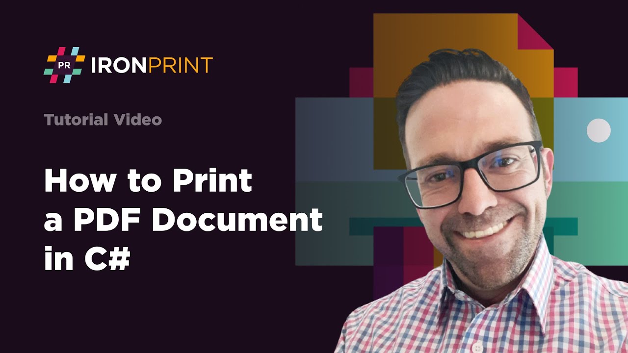 How To Print A Pdf Document In C Ironprint Youtube