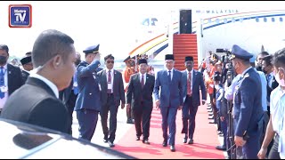 Anwar tiba di Phnom Penh, lawatan rasmi perkukuh hubungan Malaysia Kemboja