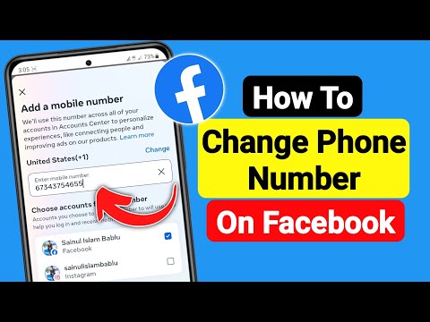 How to Change Phone Number on Facebook (2024) Change Facebook Number