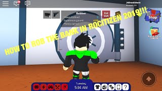 How To Get Robux With Rixty How To Rob The Bank In Roblox Rocitizens