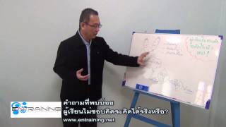 [ อบรม สัมมนา ] คำถามที่พบบ่อย | ผู้เรียนไม่ชอบคิดจะคิดได้จริงหรือ? :: www.entraining.net