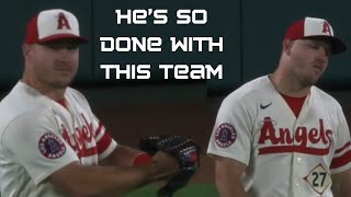 Mike Trout Gets Fed Up With His Pitcher Tipping Pitches