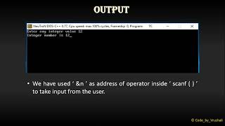 Input function scanf in C language Ep - 4 #C_programming_language #scanf #input #inputfunction #code