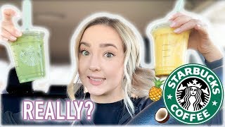 New Starbucks Spring Drinks  *HONEST REVIEW*