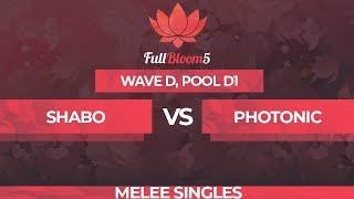 shabo vs Photonic - Melee Singles Pool D1: Winners Quarterfinal - Full Bloom 5