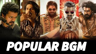 Top 15 Popular South BGM ft. Beast, Mr. KK, Pushpa, Bheeshma, Krack, Bhawani, Master