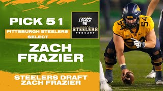 Pittsburgh Steelers Pick Zach Frazier | 2024 NFL Draft