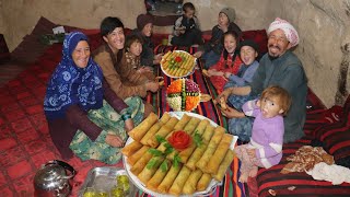 German Roll Recipe in a Cave | Life of a close-knit Family in a Cave | Village Life Afghanistan