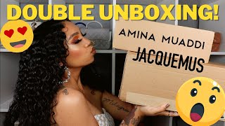 DOUBLE UNBOXING | JACQUEMUS \u0026 AMINA MUADDI